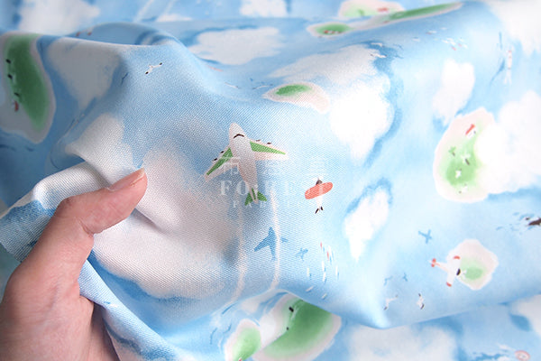 oxford - Drone View fabric - forest-fabric