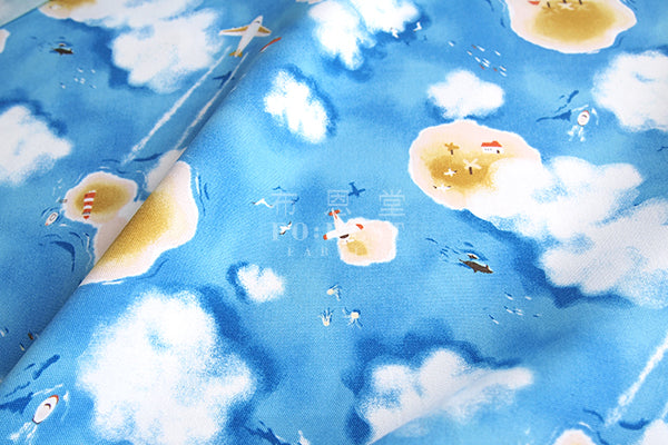 oxford - Drone View fabric - forest-fabric