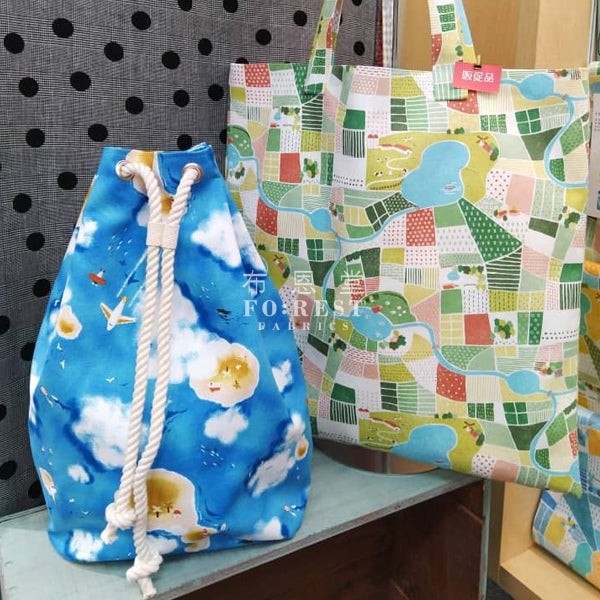 oxford - Drone View fabric - forest-fabric