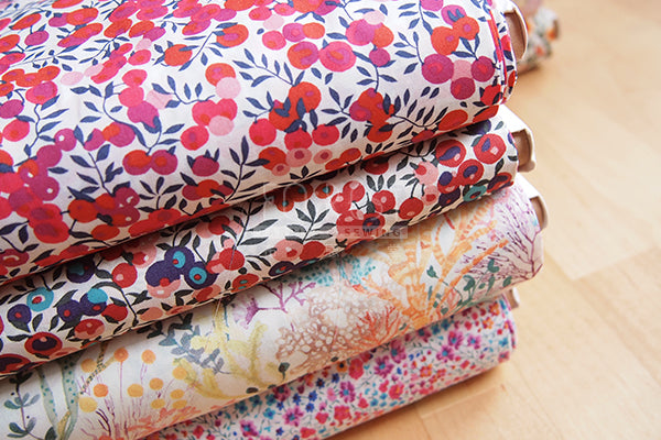 Liberty of London (Cotton Tana Lawn Fabric) - Wiltshire Berry Red - forest-fabric