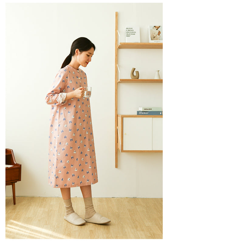 Dailylike - Organic cotton - French Bulldog fabric - forestfabric