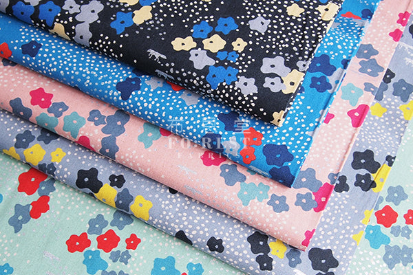 Echino - cotton linen - Floret Fabric 2018 - forest-fabric