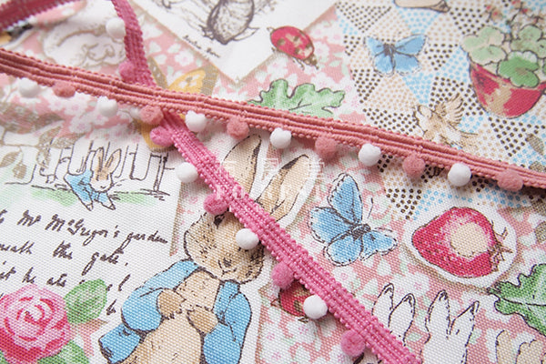 Pom Pom Trim - 50cm - forest-fabric