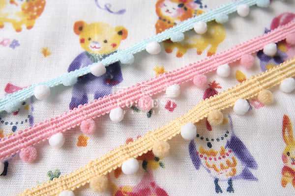 Pom Pom Trim - 50cm - forest-fabric