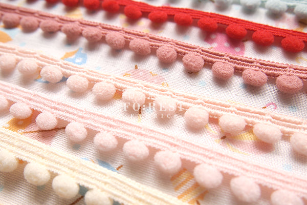 Pom Pom Trim 2 - 50cm - forest-fabric