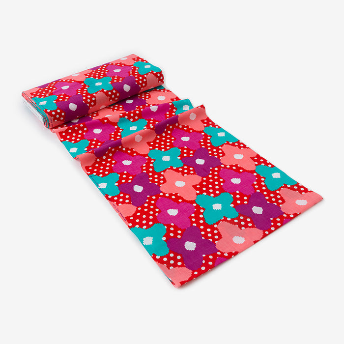 SOU SOU - 伊勢木綿 - 野花Wild Flowers colourful (member) - forestfabric 布恩堂