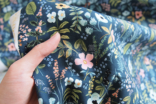 C+S - cotton - Herb Garden fabric - forest-fabric