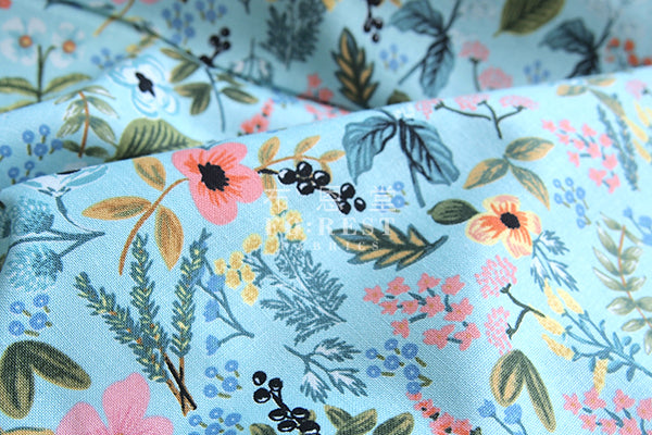 C+S - cotton - Herb Garden fabric - forest-fabric
