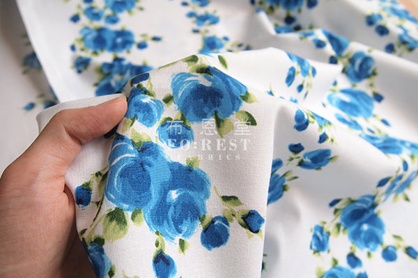 cotton -DIVINE Rose fabric - forest-fabric