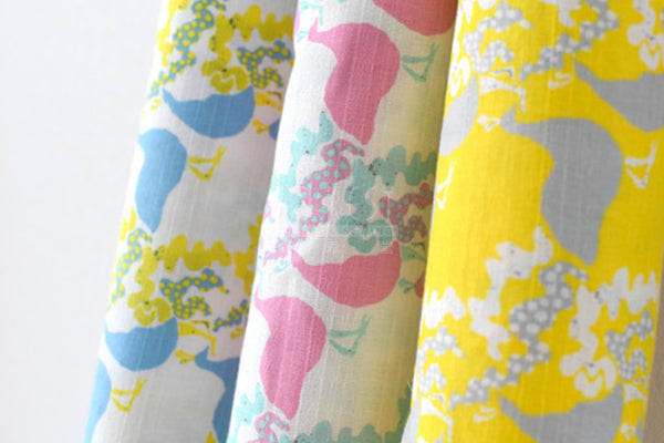 Torten dobby - PEAFOW fabric - forest-fabric