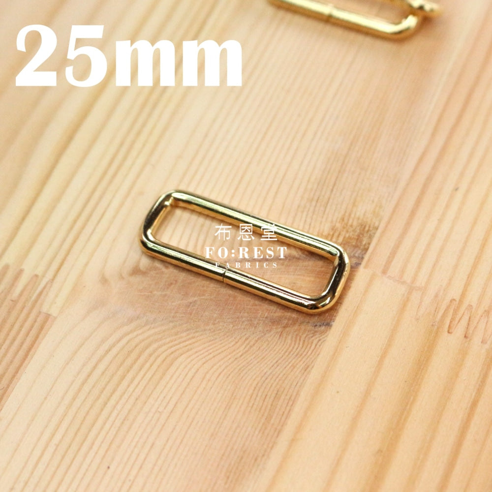 Belt Making 25Mm Set Gold Rectangular Ring Bag Supplies