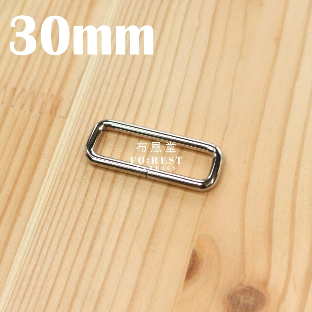 Belt Making 30Mm Set Silver Rectangular Ring Bag Supplies