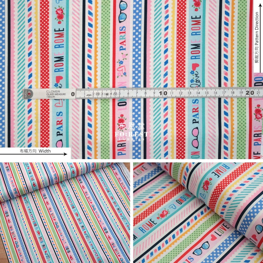 Cotton - Bon Voyage Fabric