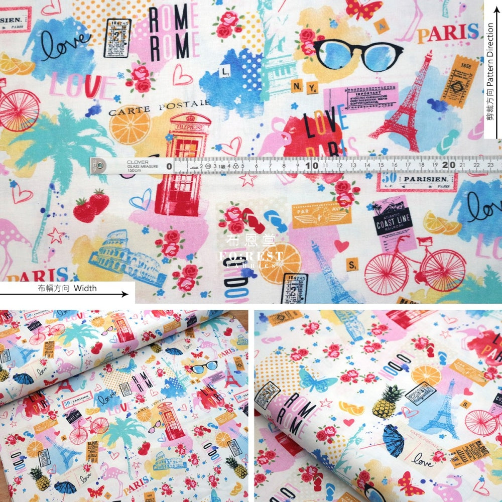 Cotton - Bon Voyage Fabric