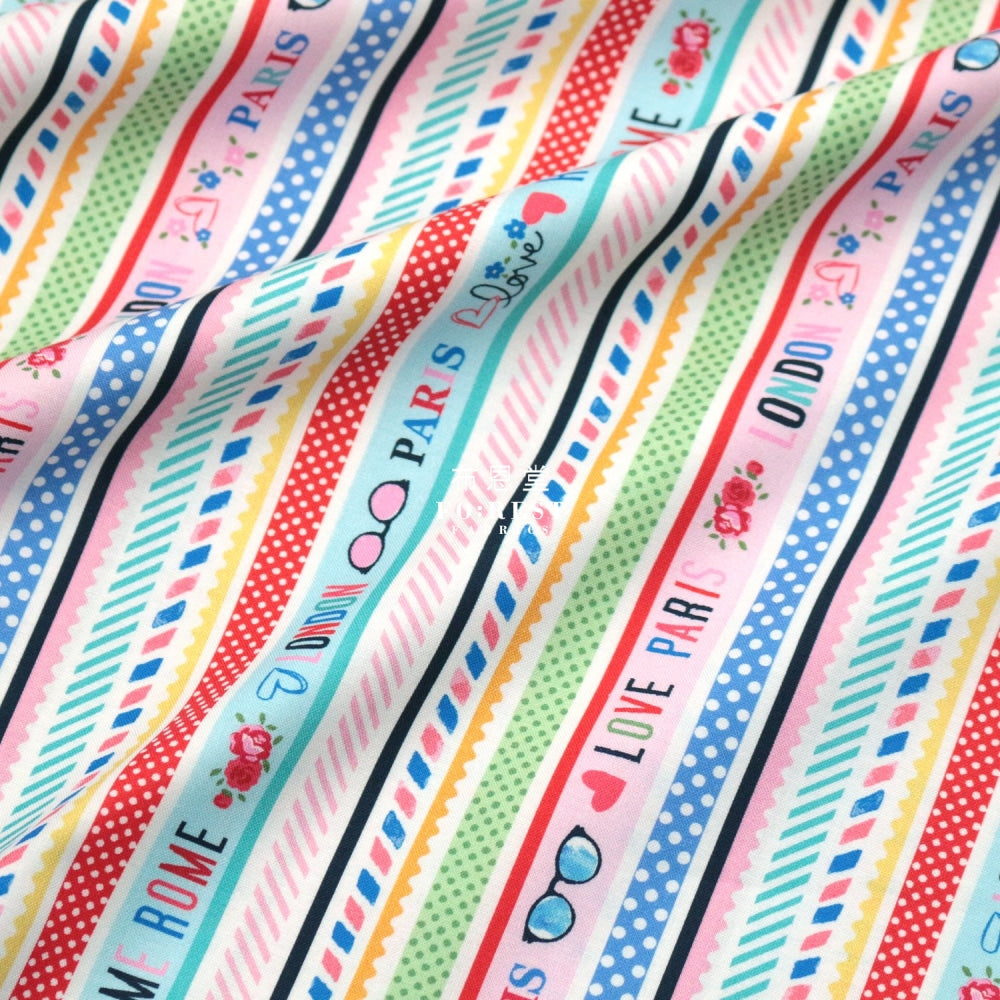 Cotton - Bon Voyage Fabric Strip