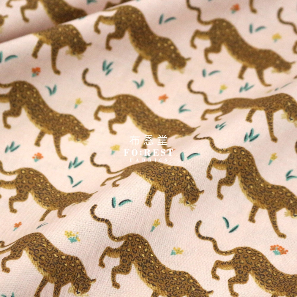 Cotton - Camont Jaguar Blush Metallic Fabric