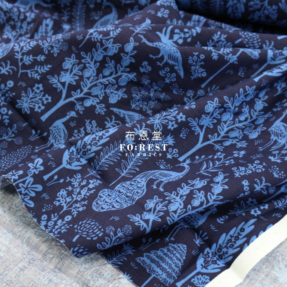 Cotton - Camont Menagerie Silhouette Navy Fabric