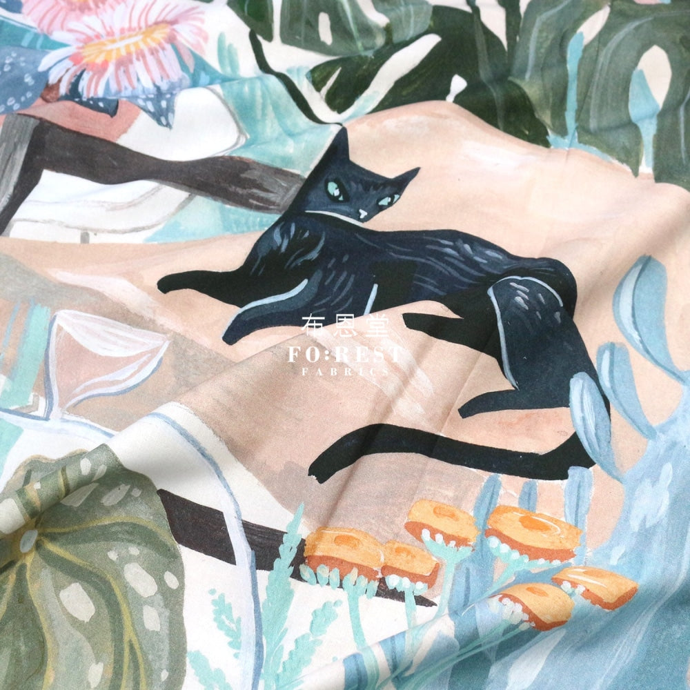 Cotton - Cats Panel Fabric