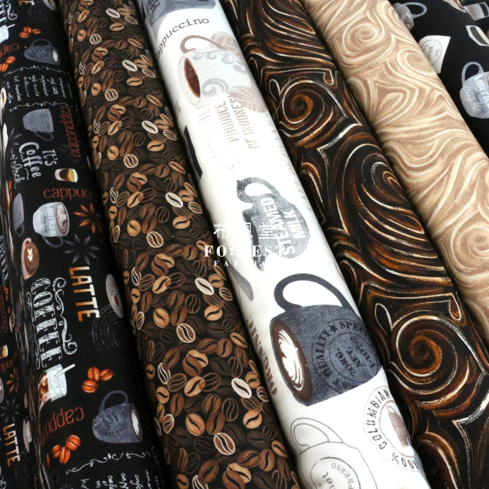 Cotton - Coffee Beans Fabric