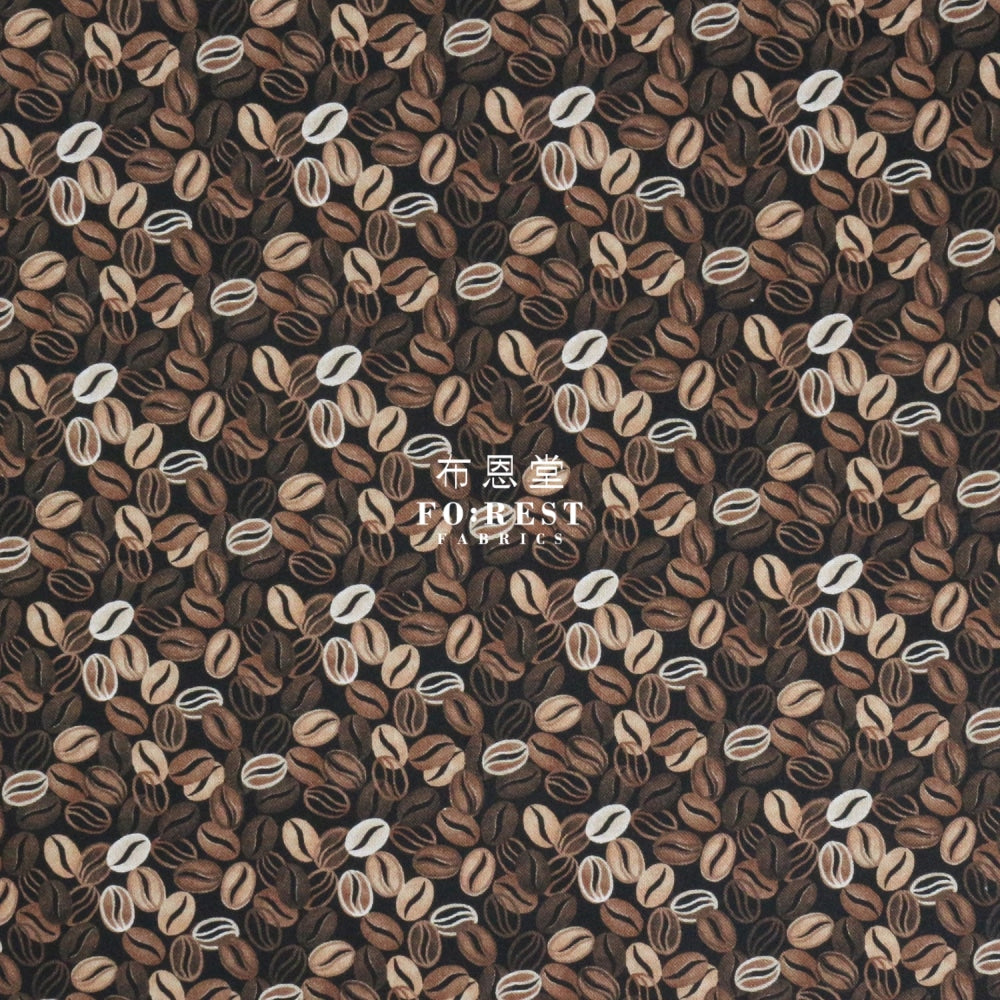 Cotton - Coffee Beans Fabric