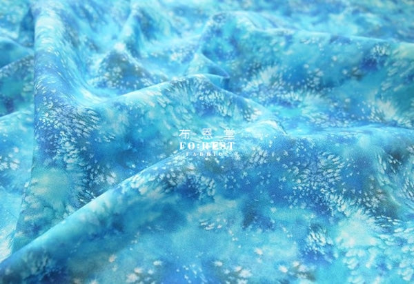 cotton - colour of STORM fabric - forest-fabric