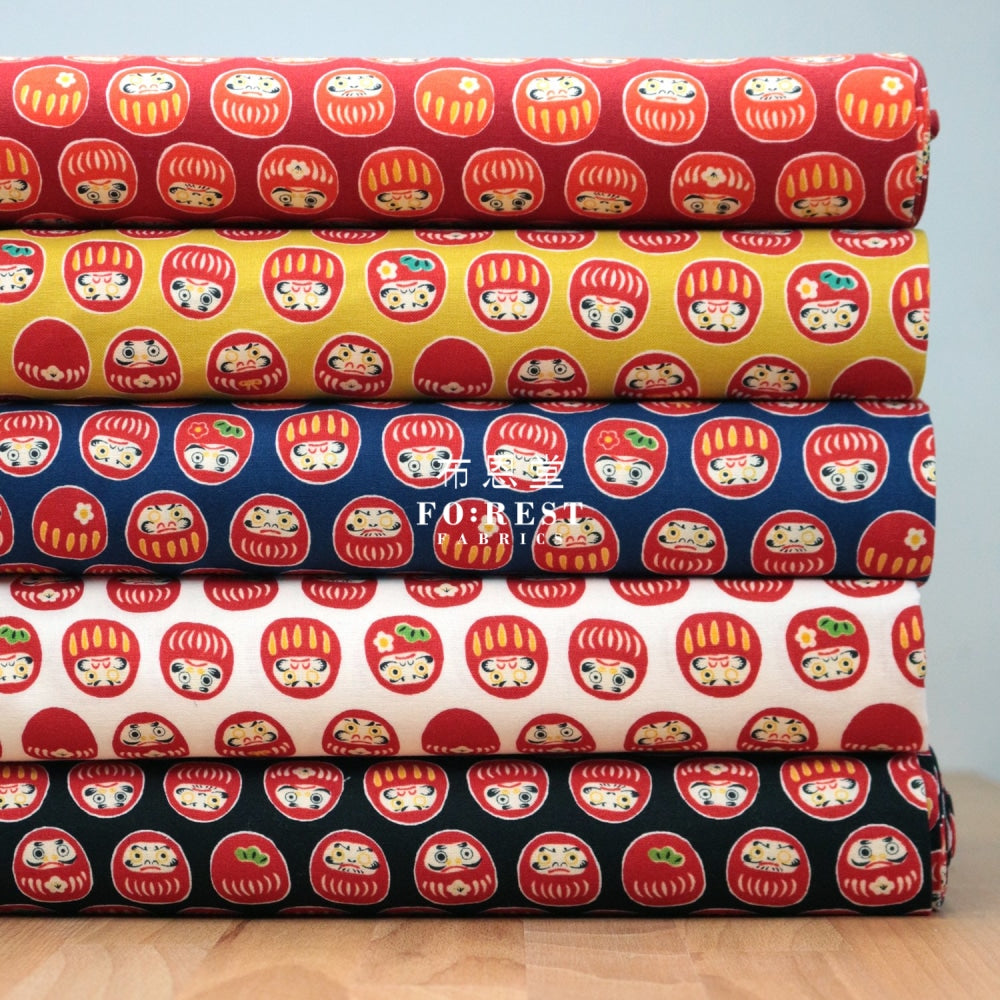 Cotton - Daruma Fabric Red Cotton