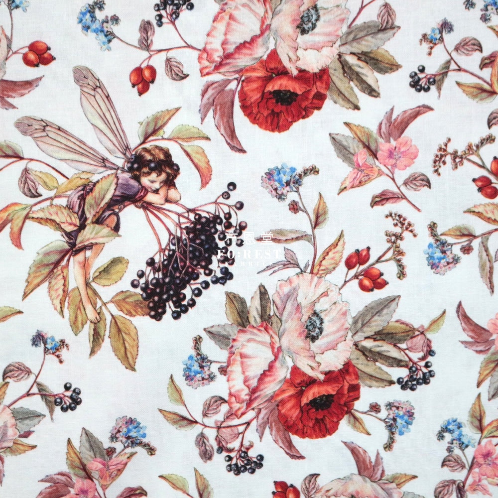Cotton - Elderberry Flower Fairies Fabric