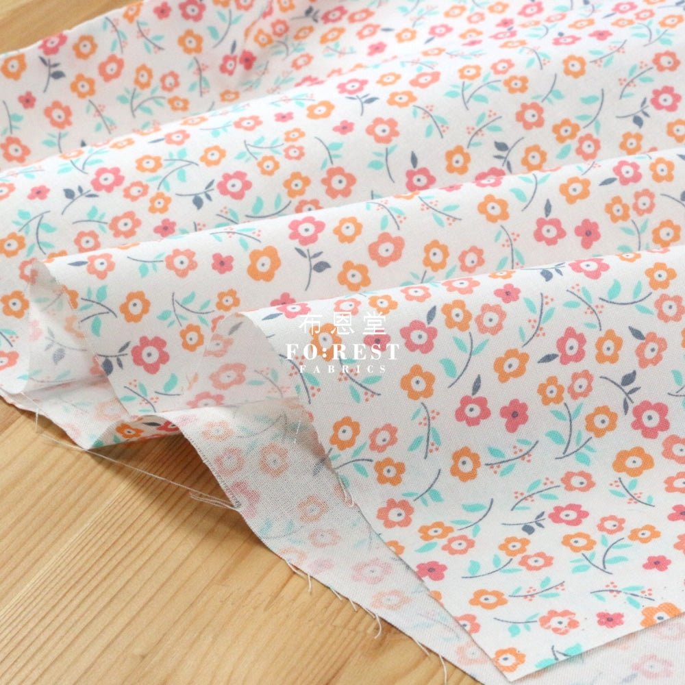 Cotton - Garden Bees Fabric