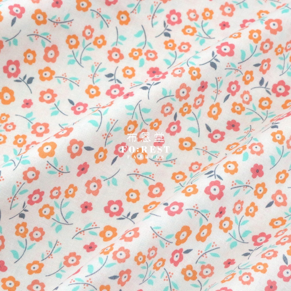 Cotton - Garden Bees Fabric