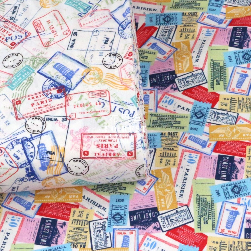 cotton - GlobeTrotter fabric - FO:REST Fabric 布恩堂Liberty fabrictana lawnjapanese fabricykk zipper