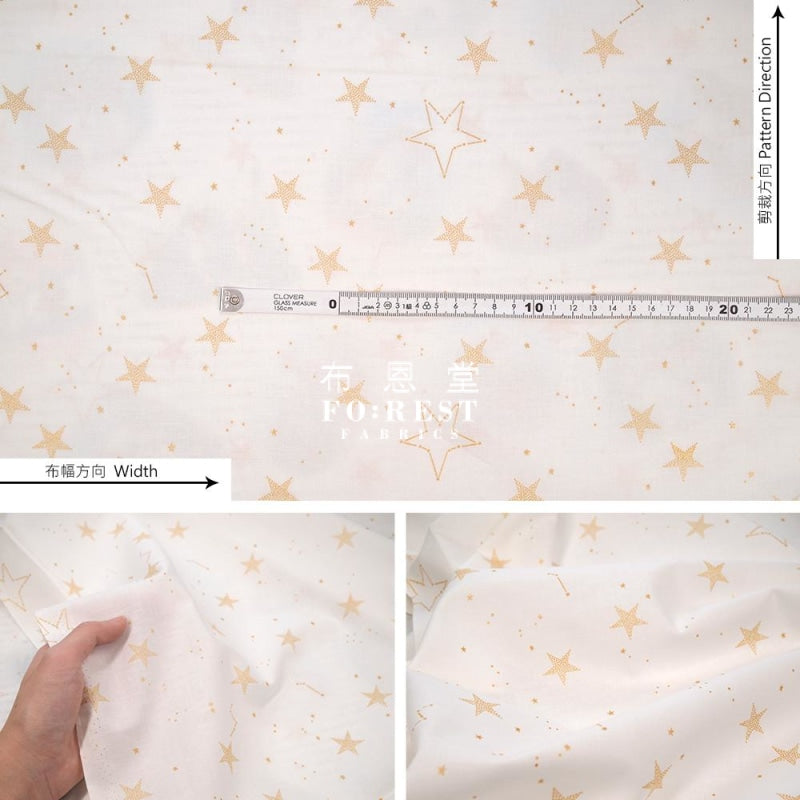 Cotton - Honey Bunny Fabric Star