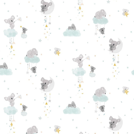 Cotton - Koala Happy Days Dream Fabric