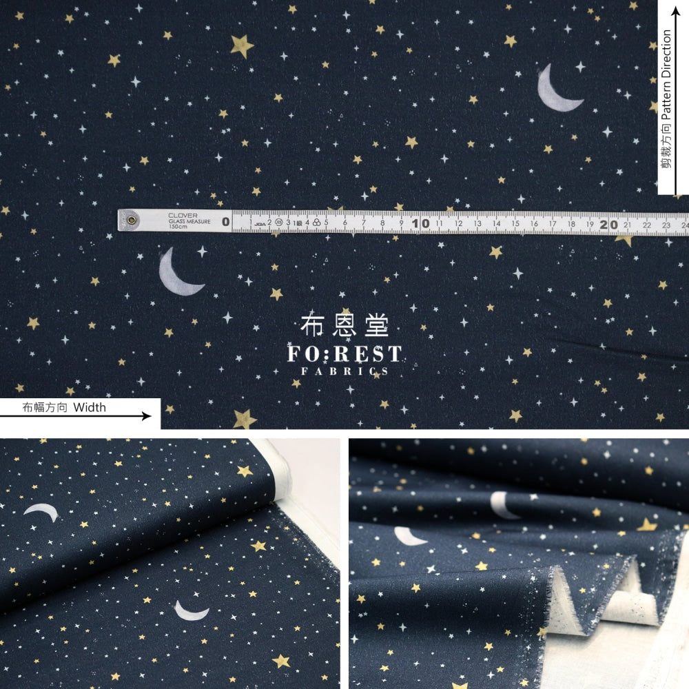 Cotton - Koala Happy Days Night Star Fabric