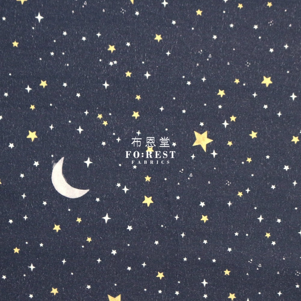 Cotton - Koala Happy Days Night Star Fabric