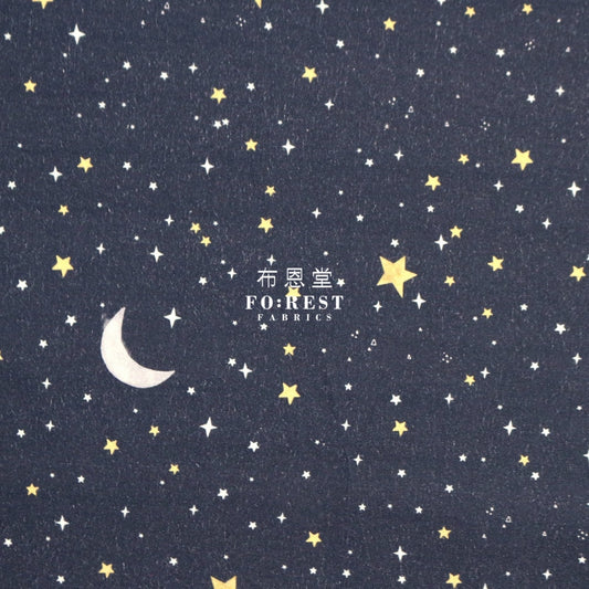 Cotton - Koala Happy Days Night Star Fabric