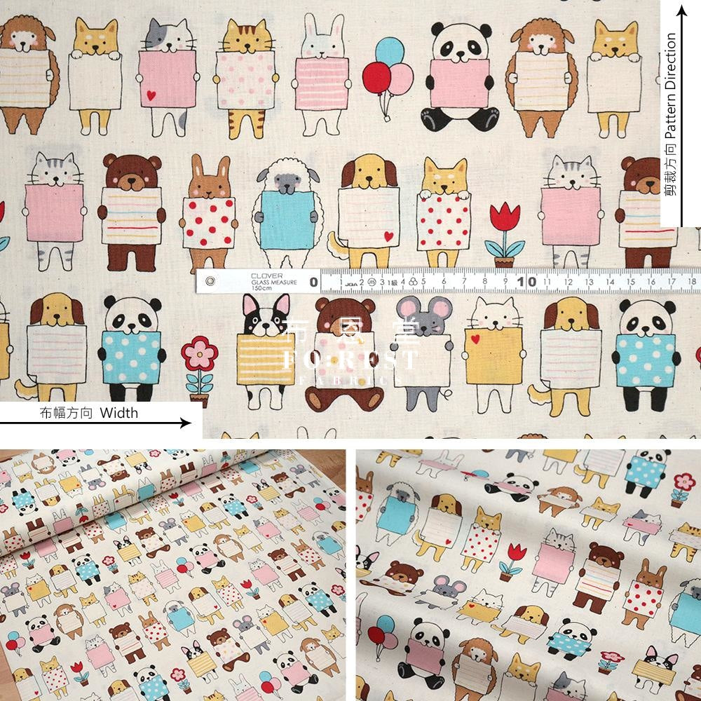 Cotton - Leave A Message Fabric