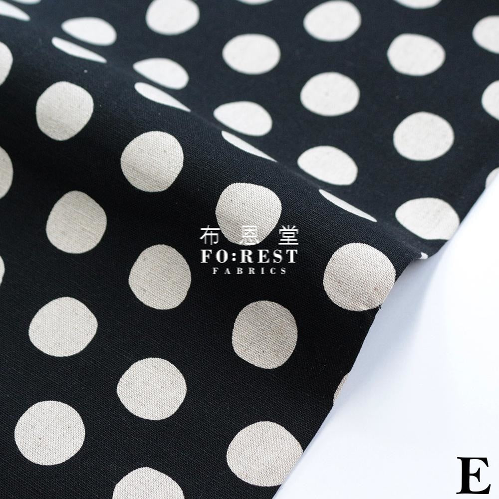 Cotton Linen - Dot Fabric E Cotton Linen Canvas