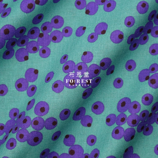 Cotton Linen - Tayutou Berry Fabric Blue