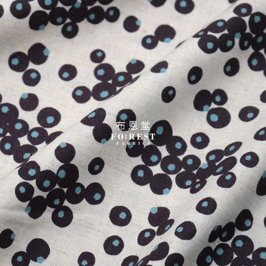 Cotton Linen - Tayutou Berry Fabric Natural