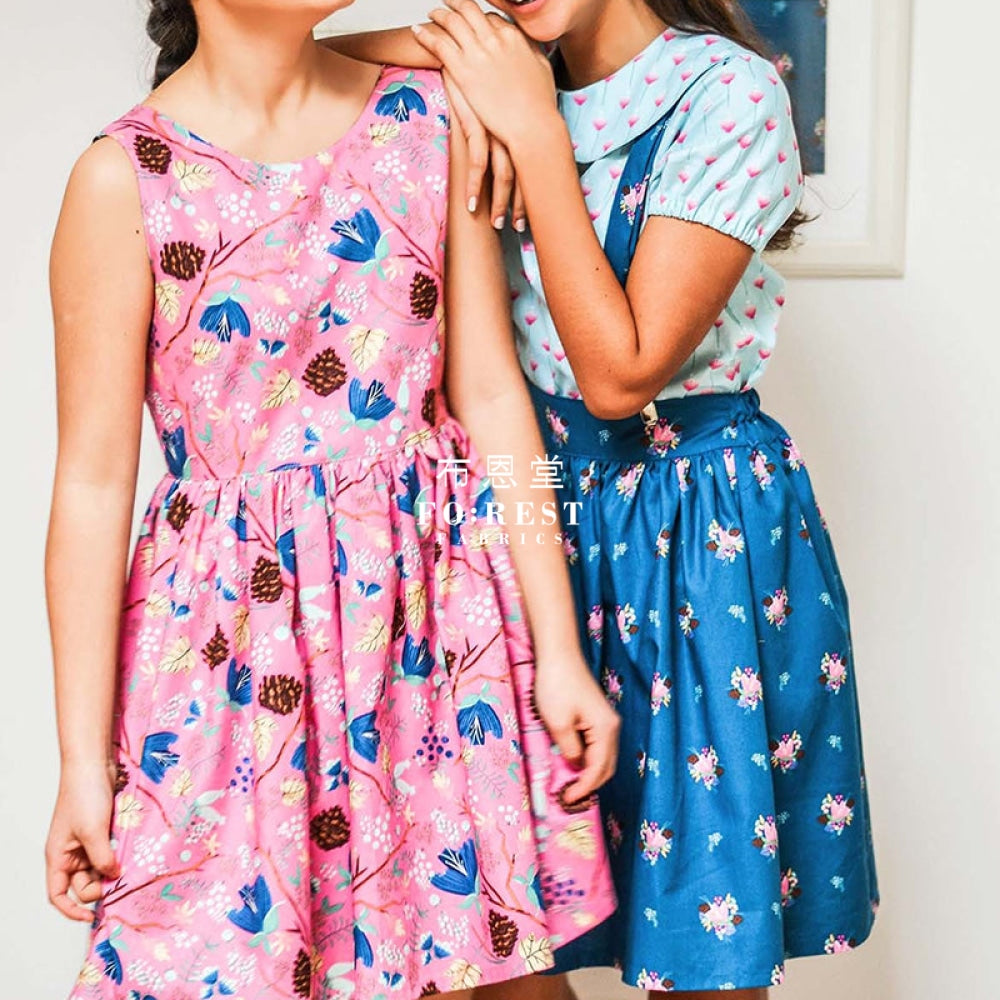 Cotton - Live Life In Full Bloom Flower Fabric