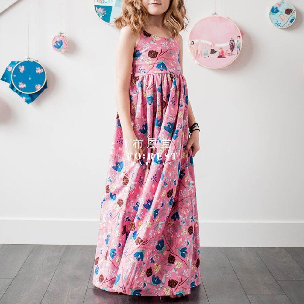 Cotton - Live Life In Full Bloom Flower Fabric