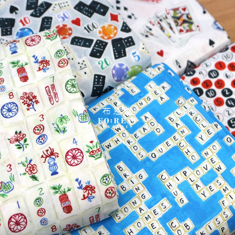 Cotton - Mahjong Game Fabric