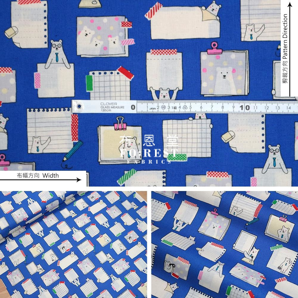 Cotton - Memo Polar Bear Fabric