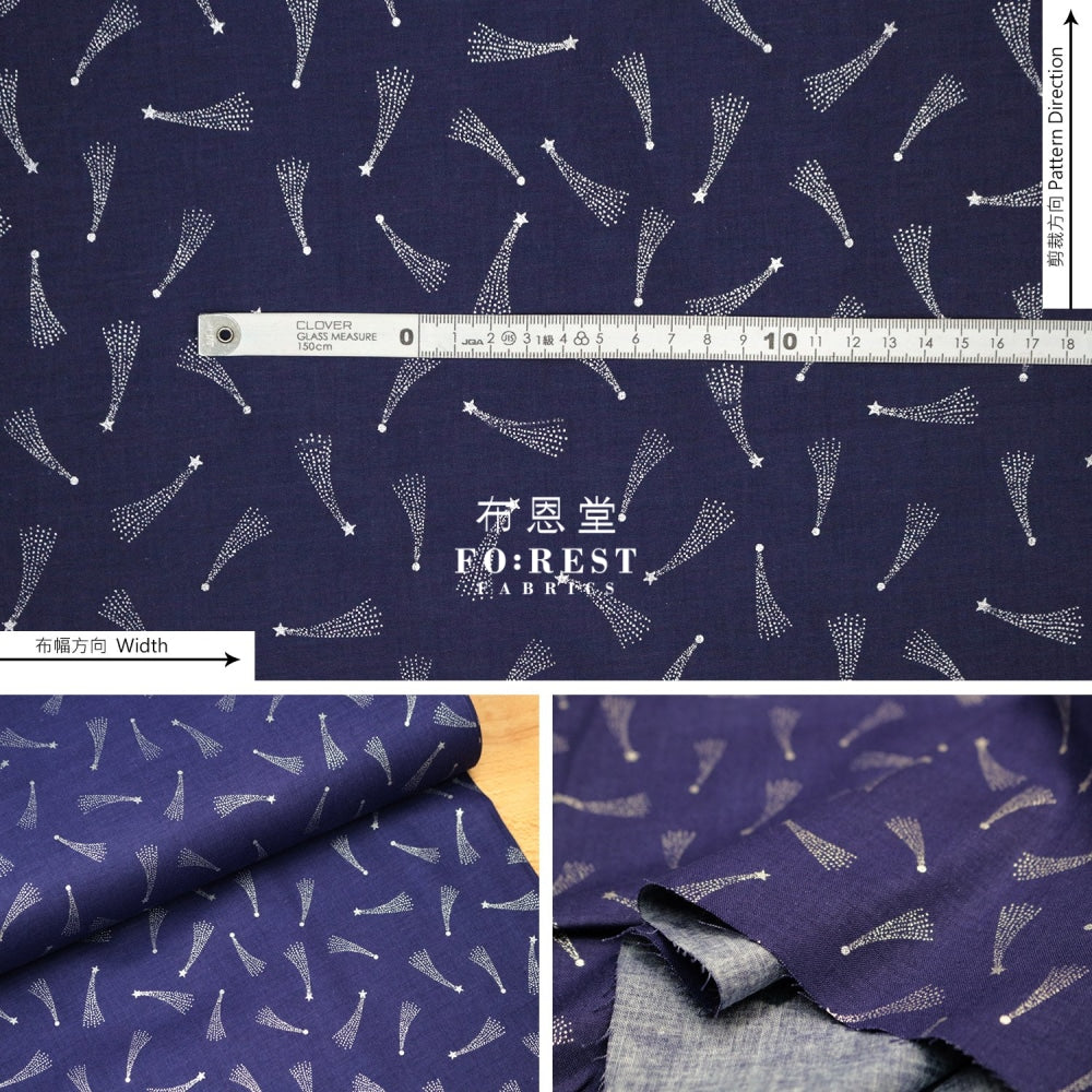 Cotton - Meteor With Metallic Fabric