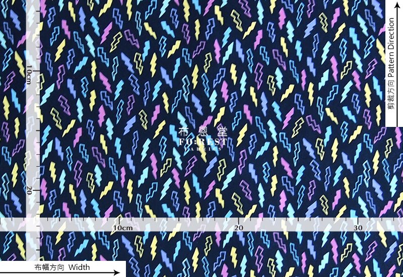 cotton - NeonLight Universe fabric - FO:REST Fabric 布恩堂Liberty fabrictana lawnjapanese fabricykk zipper