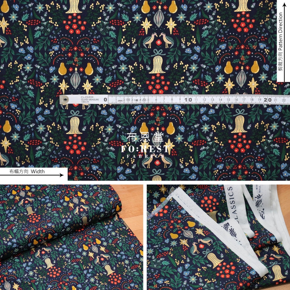 Cotton - Partridge Fabric Navy