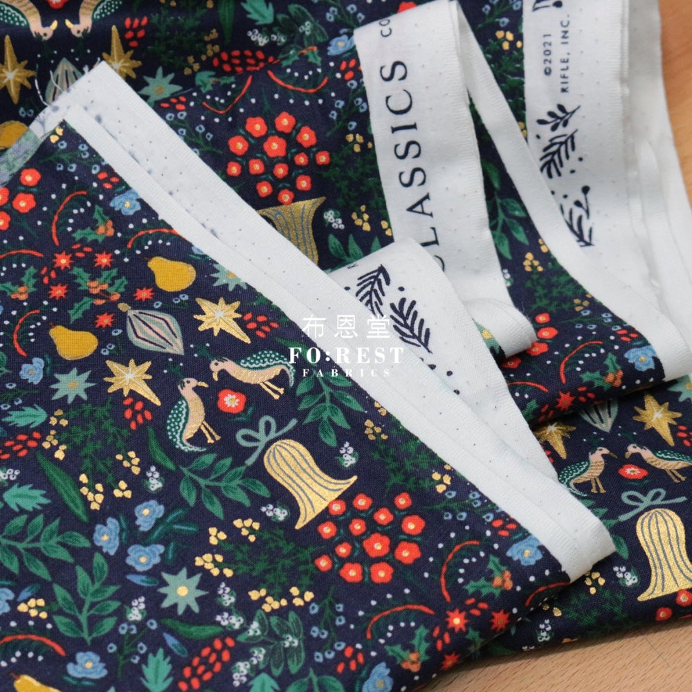 Cotton - Partridge Fabric Navy