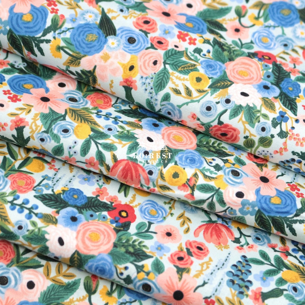 Cotton - Petite Rose Garden Fabric Fabric Lt.green