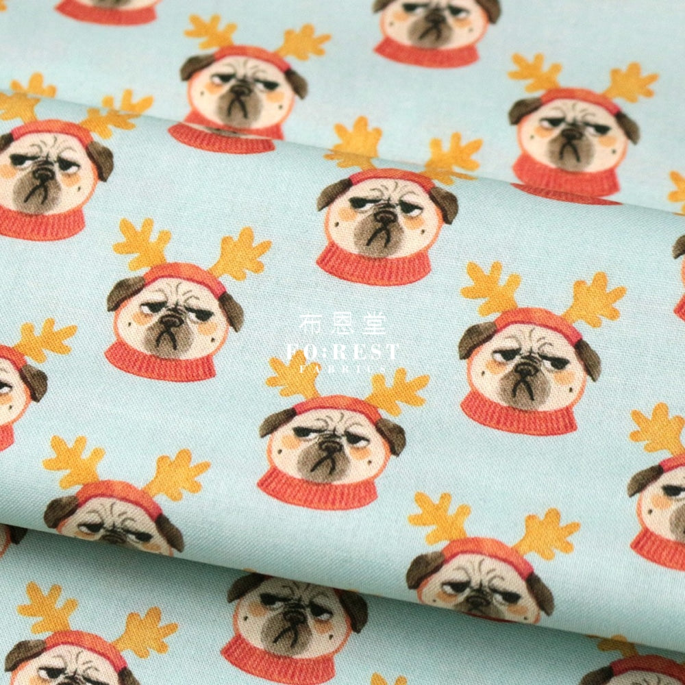 Cotton - Pug Fabric