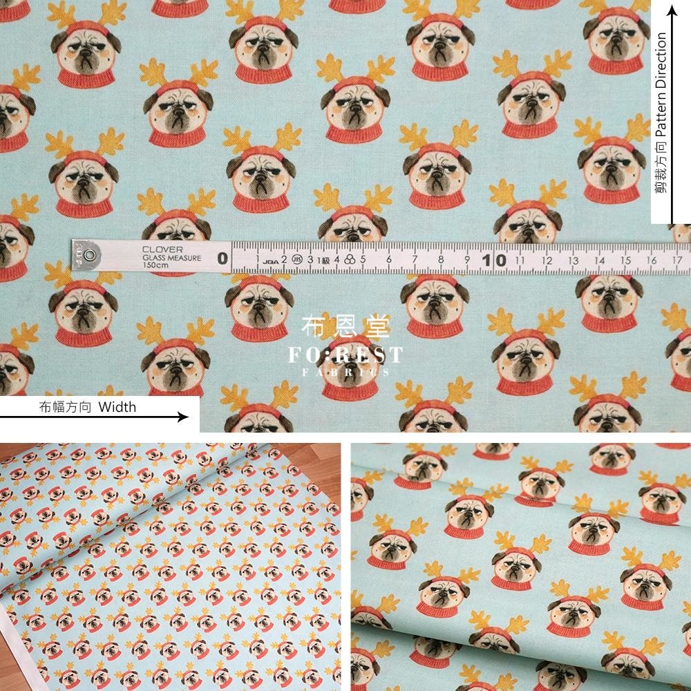 cotton - PUG PUG fabric - FO:REST Fabric 布恩堂Liberty fabrictana lawnjapanese fabricykk zipper